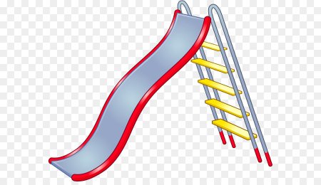 Детская горка вектор