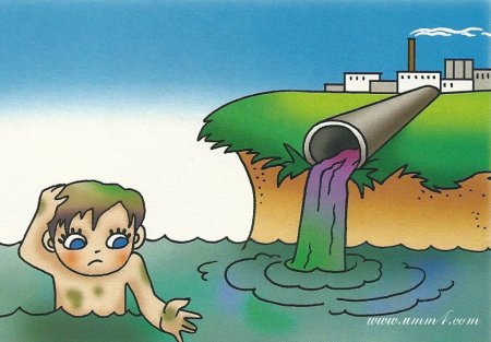 Загрязнение воды для детей