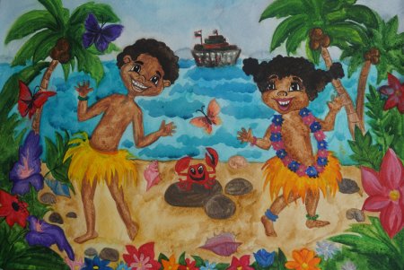 Жители острова Чунга Чанга