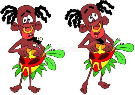 Туземец мультяшный