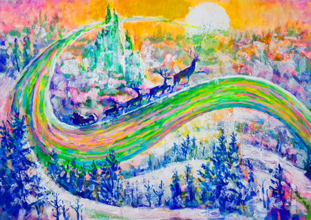 Нарисовать волшебную страну