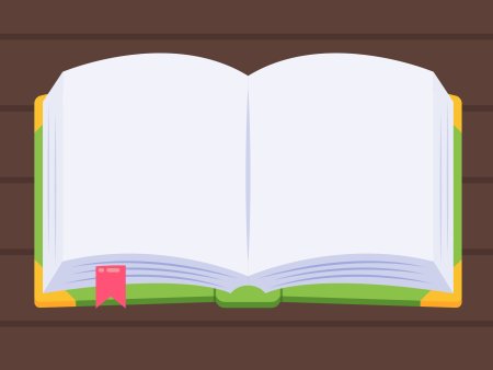 Макет раскрытой книги