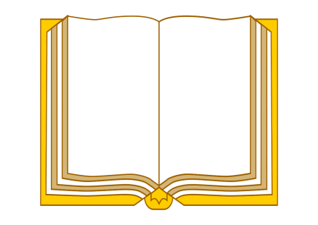 Рамка книги на прозрачном фоне