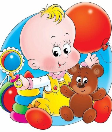 Клипарт дети в детском саду