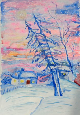 Антонио Вивальди как рисовать к зиме лёгкие рисунки