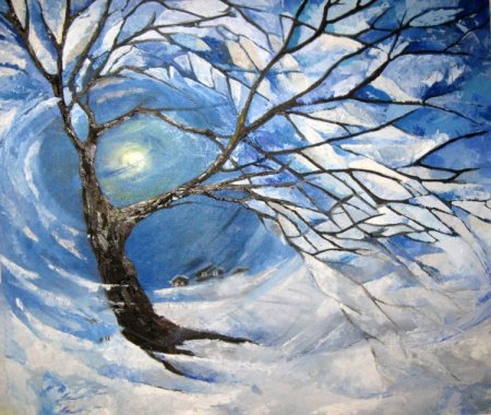 Антонио Вивальди нарисовать рисунок зима