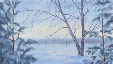 Вивальди зима рисунок