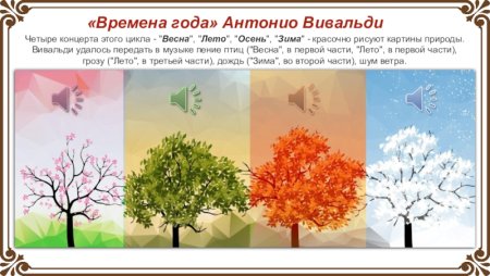 Времена года музыкальная книга