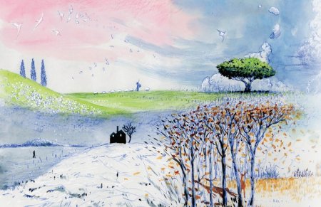 Вивальди зима рисунок