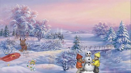 Рисунок на тему метель