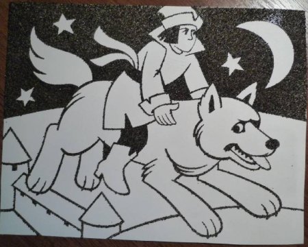 Детские рисунки к сказке Иван Царевич и серый волк для 3 класса