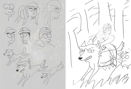 Иллюстрация Иван Царевич и серый волк 3 класс