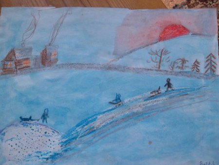 Вот моя деревня вот мой дом родной рисунок