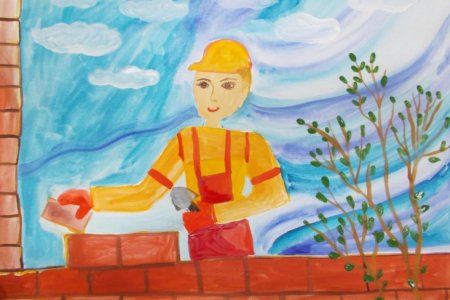 Детские рисунки на тему профессии