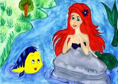 Детские рисунки сказочных героев