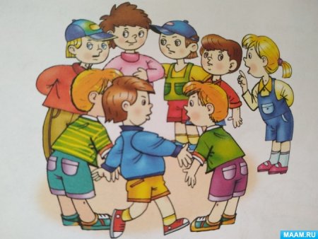 Подвижная игра Ловишка бери ленту