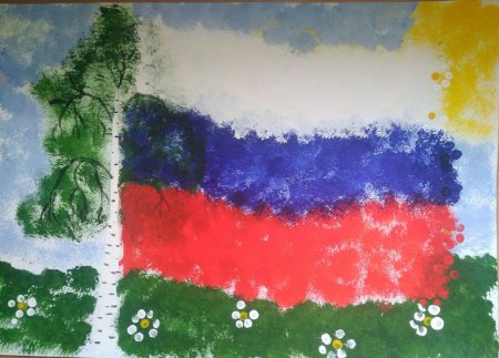 Поделка Россия Родина моя
