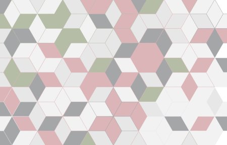 Серые обои с геометрическим рисунком