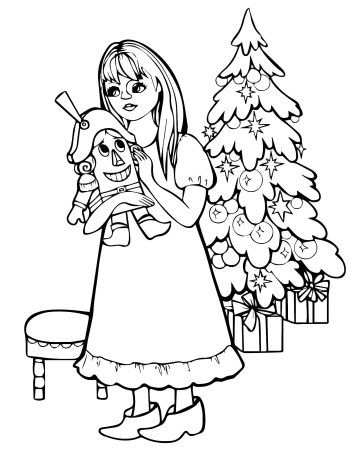 Щелкунчик рисунок