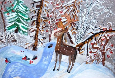 Рождественские рисунки