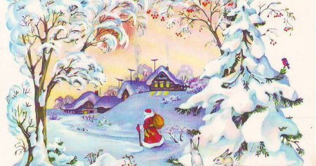 Рисунок зимняя сказка в детский сад