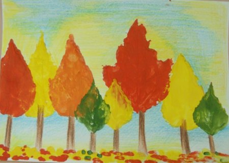 Краски осени подготовительная группа