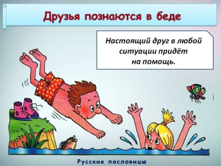 Друг познается в несчастье пословица