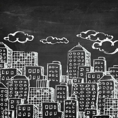 Ребенок рисует на доске