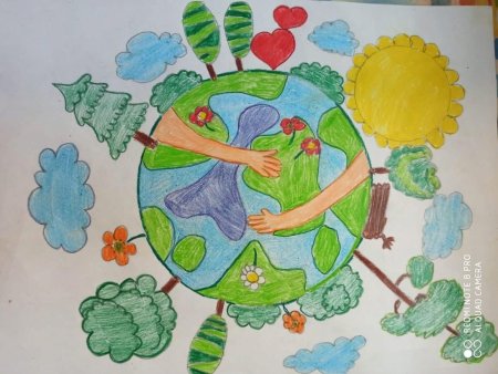 Аппликация на тему земля