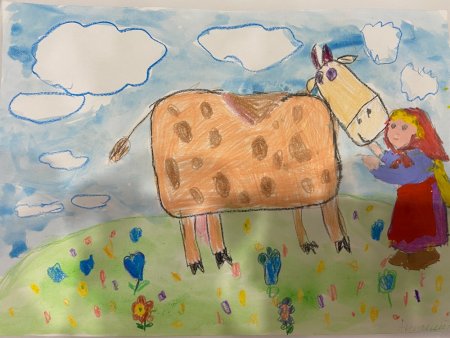 Рисунок к сказке крошечка Хаврошечка