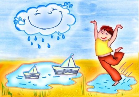 Солнце воздух и вода рисунок