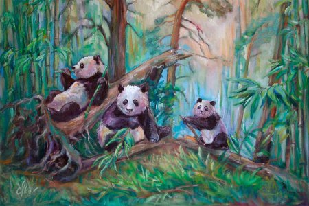 Шишкин мишки в Сосновом Бору оригинал