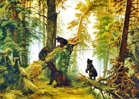 Иван Шишкин картины три медведя