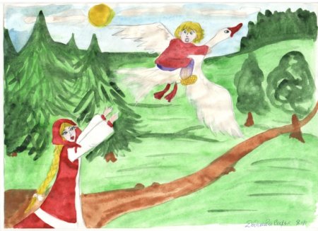 Рисунки на тему русские сказки