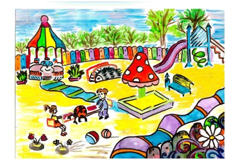 Двор глазами ребенка