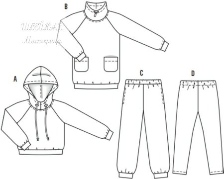 Лекала спортивного костюма
