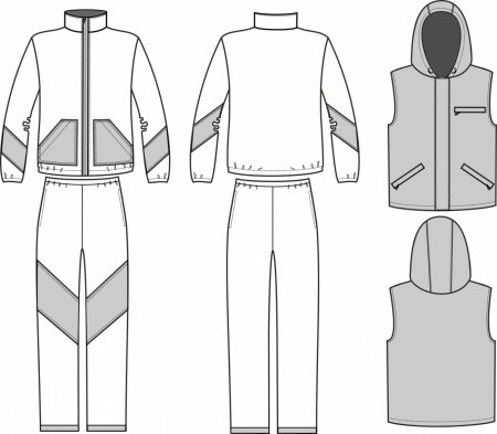 Эскиз спортивного костюма