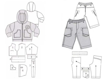 Лекала спортивного костюма