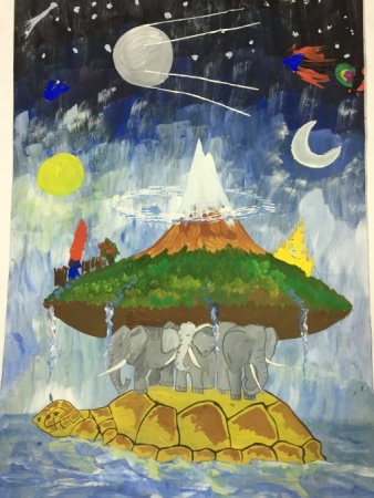 Через тернии к звездам рисунок на конкурс