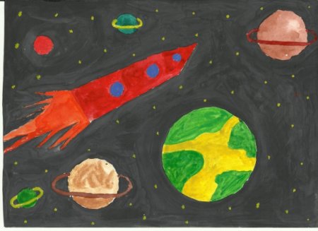 Через тернии к звездам рисунок детский