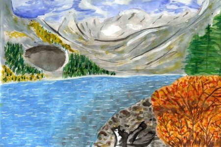 Рисовать красоту воды