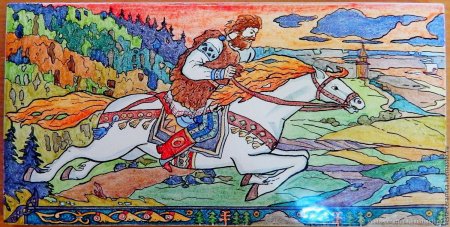 Святогор богатырь рисунок
