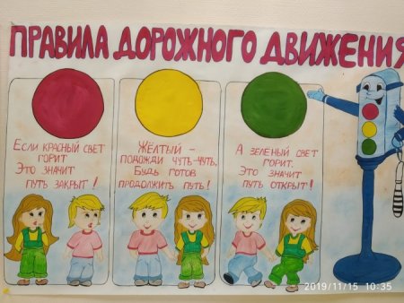 Рисунок на тему светофор