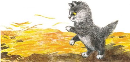 Лев толстой котенок рисунок