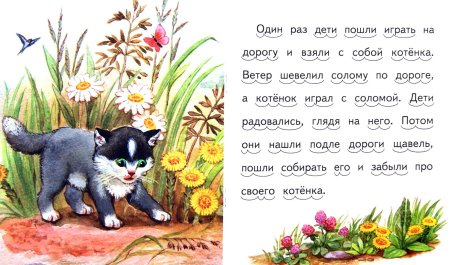 Л Н толстой котенок раскраска