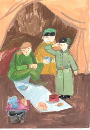 Сын полка иллюстрации к произведению