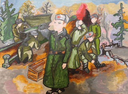 Иллюстрации к сыну полка в Катаева