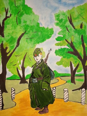 Ваня Солнцев сын полка рисунки