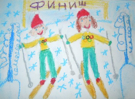 Детские рисунки на тему спорт и здоровье