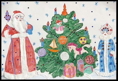Новогодние рисунки